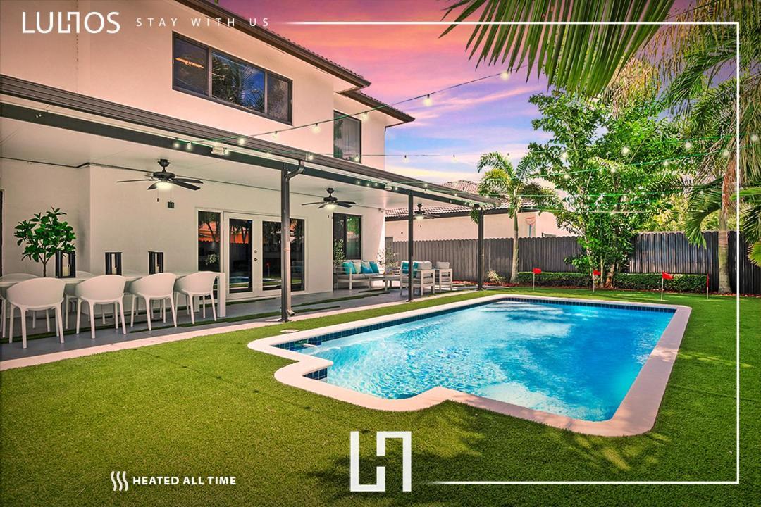 Luxury Beach Oasis - Heated Pool, Game Extravaganza L44 Miami Exterior foto